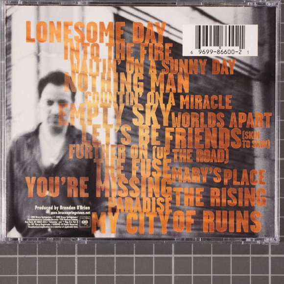 Bruce Springsteen The Rising CD - Picture 2 of 2